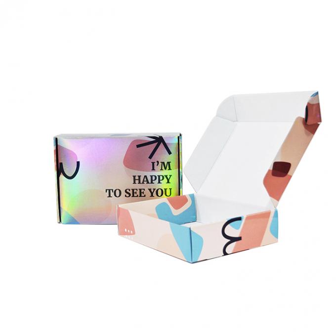 Custom Logo Full Color Printed Boxes Corrugated Literature Mailer Boxes 7