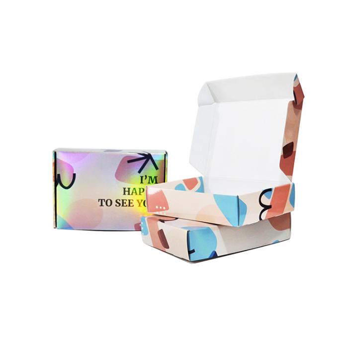 Custom Logo Full Color Printed Boxes Corrugated Literature Mailer Boxes 6
