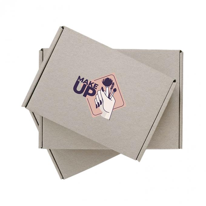 Recyclable Corrugated Cosmetic Subscription Shipping Mailer Box with Embossed Design 6