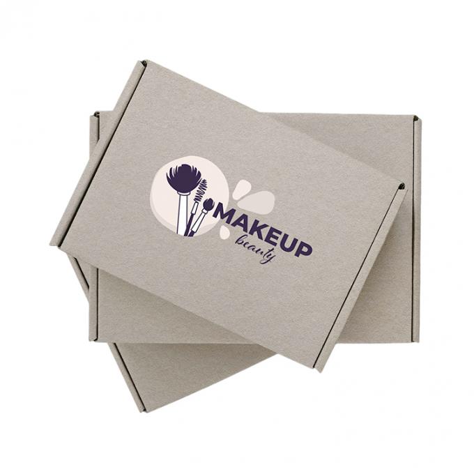 Recyclable Corrugated Cosmetic Subscription Shipping Mailer Box with Embossed Design 7