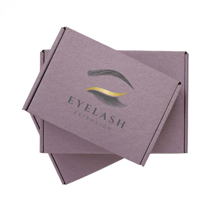 Recyclable Corrugated Cosmetic Subscription Shipping Mailer Box with Embossed Design 9