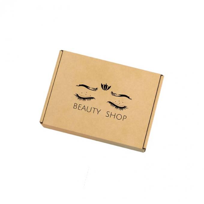 CMYK Custom Printed Cardboard Boxes For Beauty False Eyelash Packaging And Shipping 1