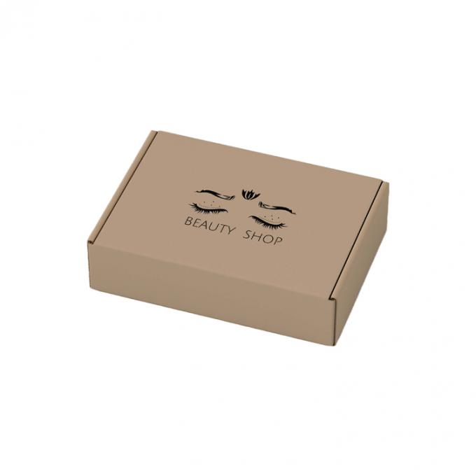 CMYK Paper Type Eyelash Shipping Boxes with Custom Logo Lash Tweezers and Corrugated Board 1