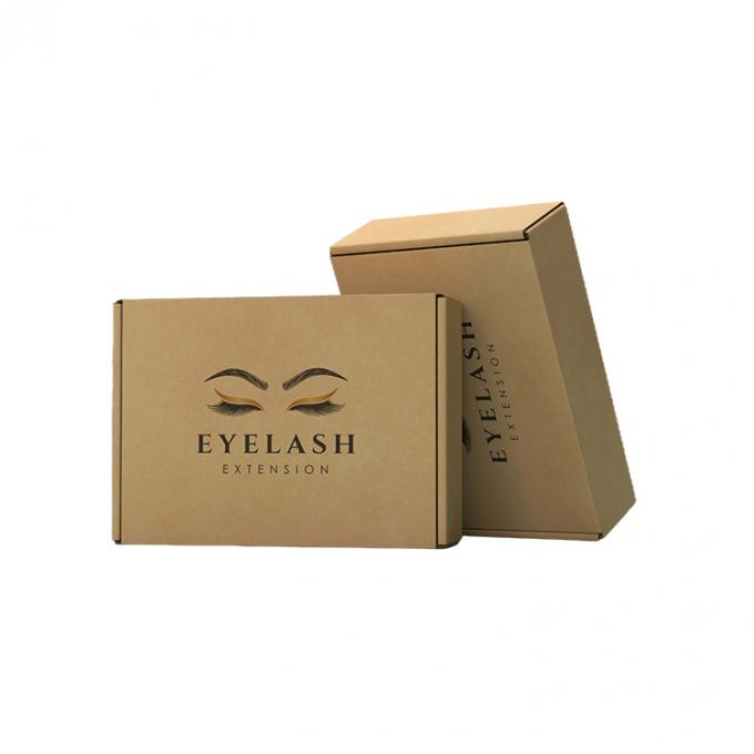 Custom Order Accepted Non-Toxic Foldable Paper Packaging Box for Eyelashes Industrial 3