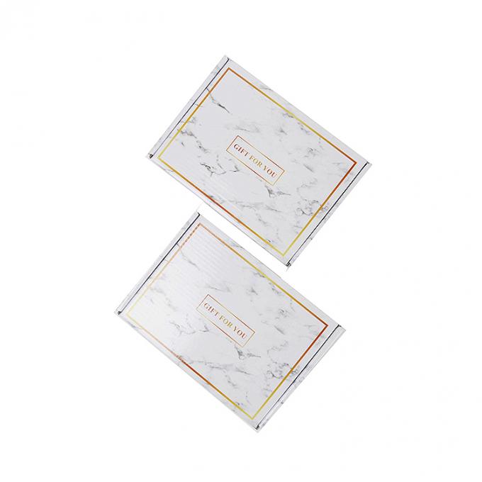Marble Printing Corrugated Mailer Box Clothing Packaging Shipping Box for Custom Logo 2