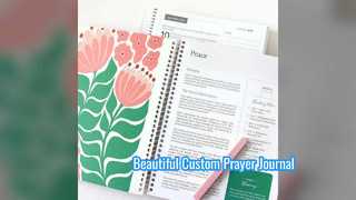 Custom Vintage Prayer Journal Faith Devotional Notebook