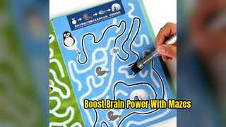 Best Educational Maze Book for Kids Brain Development