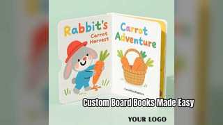 Custom Childrens Board Book Printing Service