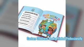 Custom Childrens Hardcover Book Printing Services