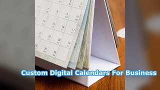 Custom Digital Calendar Office Branding Solution