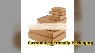 Custom Eco Friendly Kraft Clothing Shipping Boxes