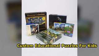 Custom Kids Jigsaw Puzzles Educational Learning Toys