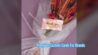 Custom Thank You Cards for Premium Brand Packaging