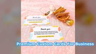 Custom Thank You Cards for Small Business Branding