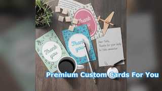 Custom Printed Thank You Cards for Your Brand
