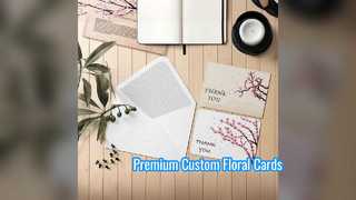 Custom Floral Greeting Cards for Your Business