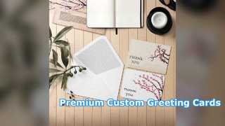 Custom Floral Greeting Cards for Your Brand