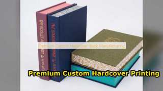 Premium Custom Hardcover Book Manufacturing Services