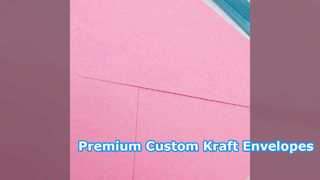 Custom Kraft Paper Envelopes for Invitations and Cards