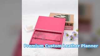 Custom Leather Planner Professional Daily Organizer