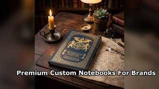 Custom Luxury Hardcover Notebooks for Corporate Branding