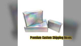 Luxury Custom Printed Corrugated Shipping Mailer Boxes
