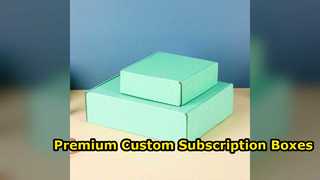 Custom Clothing Subscription Boxes Premium Packaging