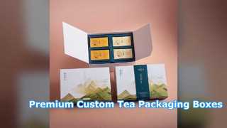 Custom Tea Packaging Boxes Premium Design for Your Brand