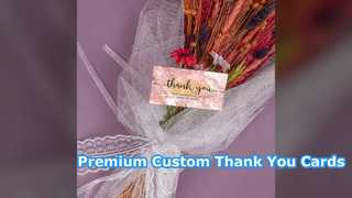 Custom Thank You Cards for Premium Brand Packaging