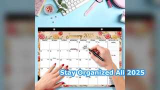 2025 Custom 18 Month Wall Calendar for Home and Office