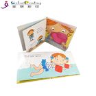 Educational Die Cutting Custom Hardcover Book Printing Cardboard Touch And Feel Books
