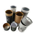 Biodegradable Cylinder Packaging Round Paper Carton Box , Cardboard Tube With Lid