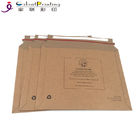 Kraft Tear Strip Paper Cardboard Shipping Envelopes A4 / A5 Size OEM