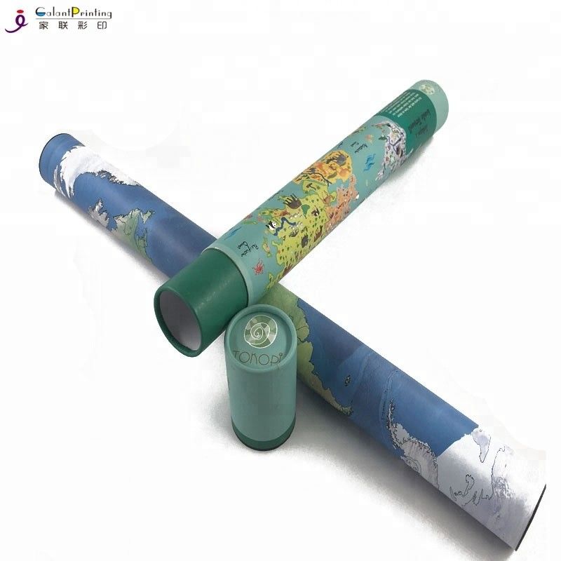 Disposable Custom Printed Paper Tubes / Coated Cardboard Shipping Tubes