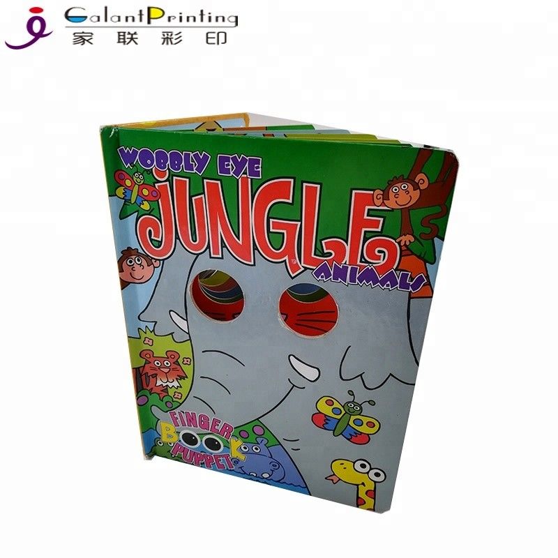 A4 A5 A3 Paper Printing Services Kids Board Books Glue / Sewing Binding