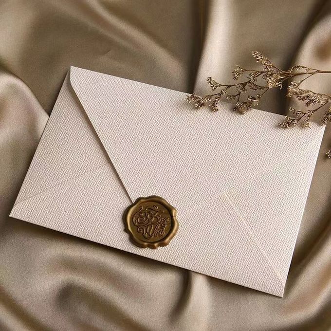 Minimalist Self Seal Wedding Invitation Envelopes Retro Greeting Card Envelopes 1