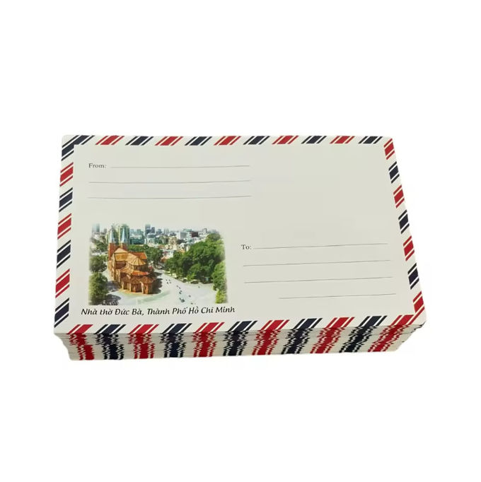 Custom White Paper Envelope Pearl Paper Business Envelopes Cardboard Envelope 2