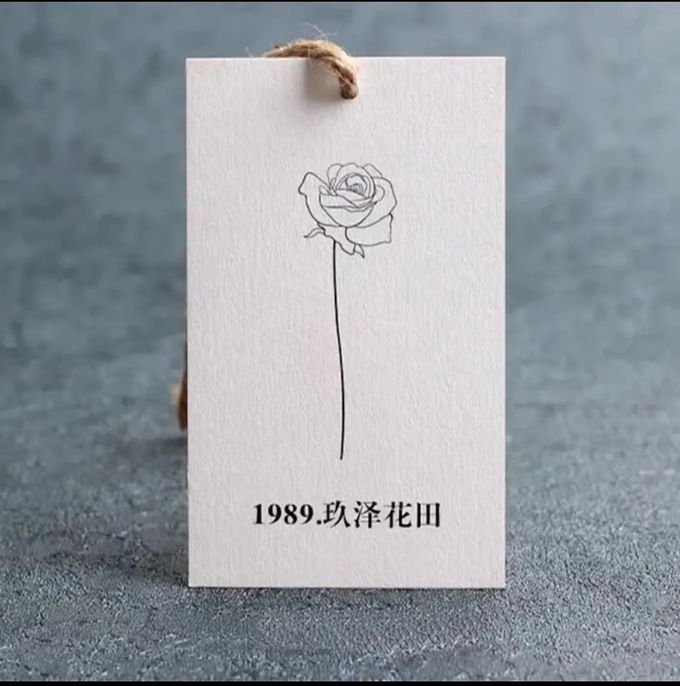 Custom Paper Printing Services Clothing Packaging Thank You Card Hang Tag With Hole 2