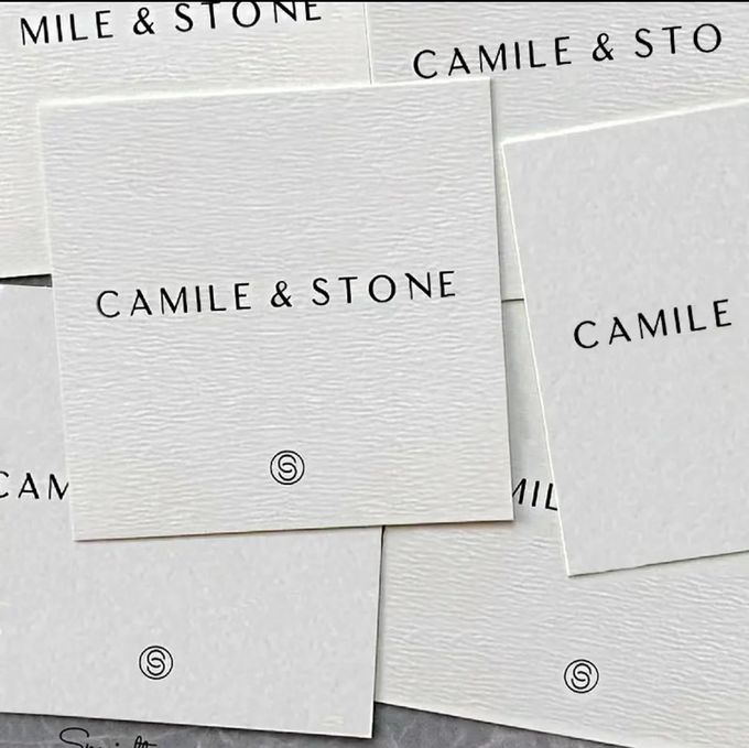 Varnishing Kraft Paper Printing Services Custom Logo Cardboard Business Card Printing 1