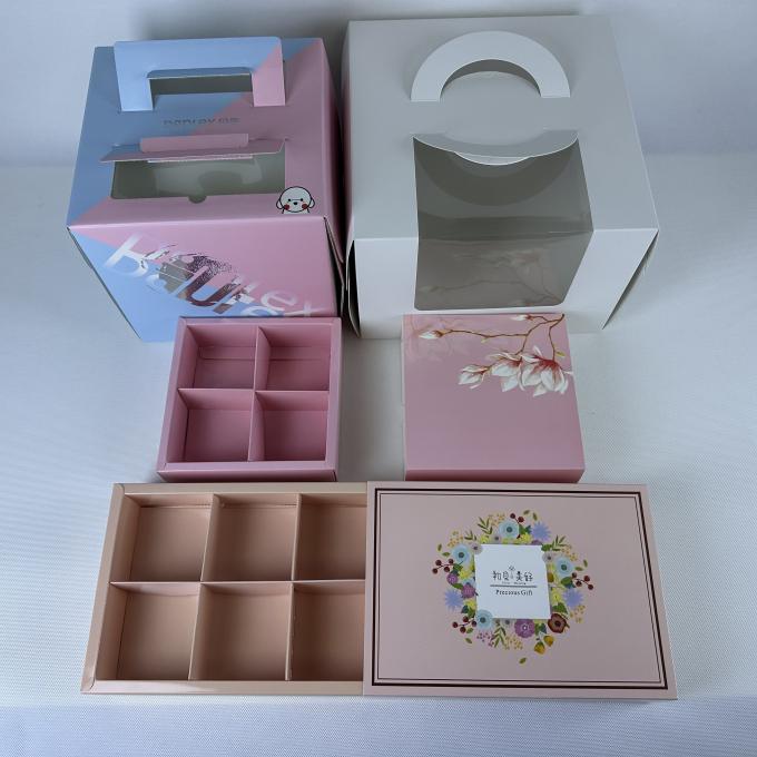 Custom Transparent Window Cake Box with Printing Options