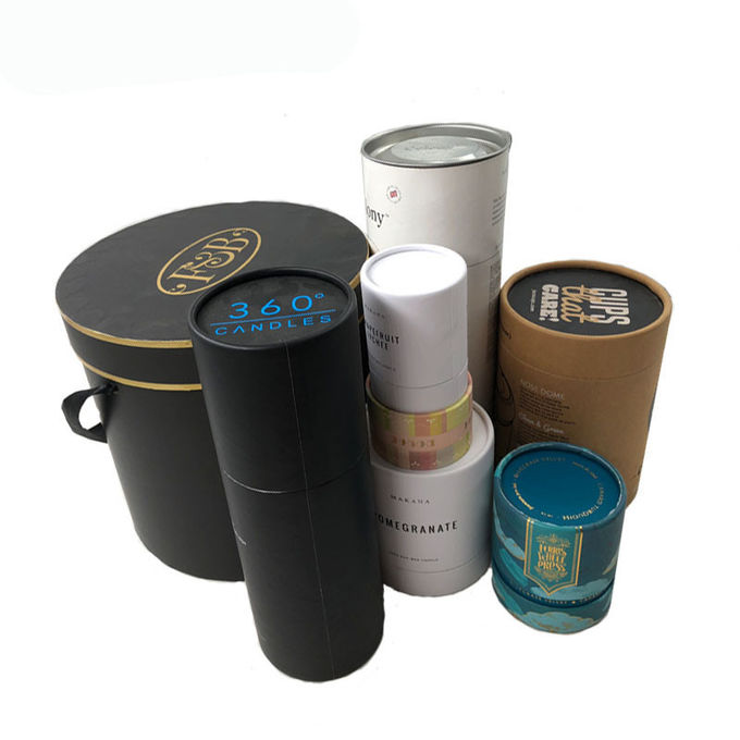 Round Tubular Food Grade Tube Packaging Custom Design Food Cylinder Packaging