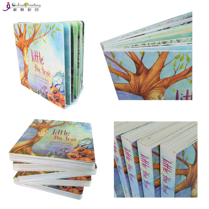 350gsm Art Paper Printing Services Custom Delicate Children Educational Board Book