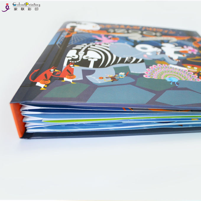 Hardcover 3d Children'S Pop Up Story Books Custom Printing Glossy Lamination