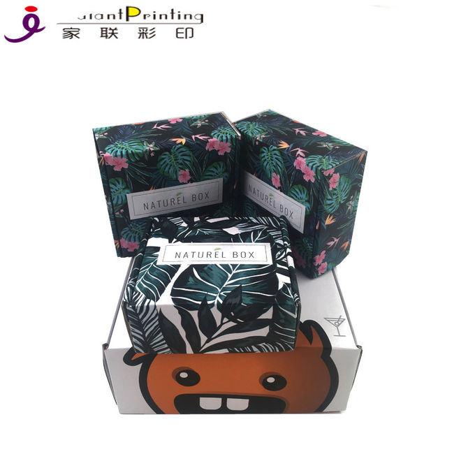 Film Lamination Corrugated Shipping Boxes / Subscription Box Packaging