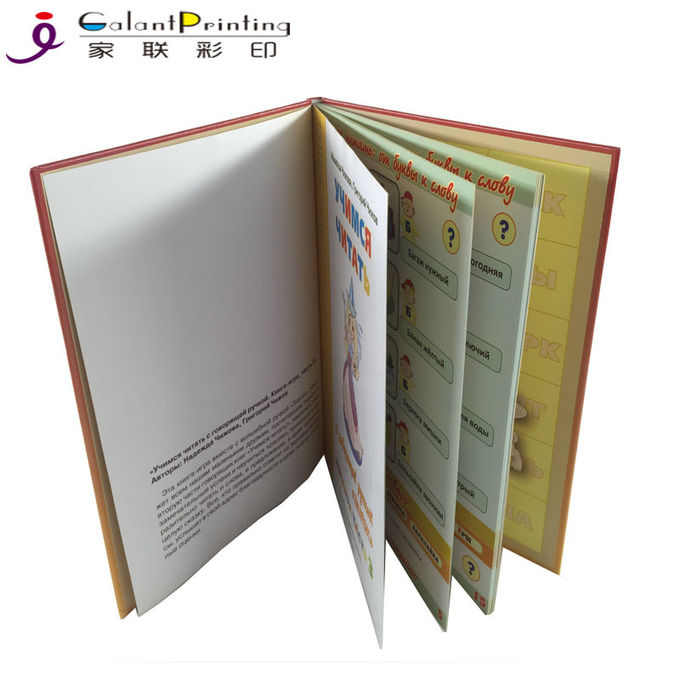 Colorful  Square Hardcover Book Printing Services Film Lamination OEM Service